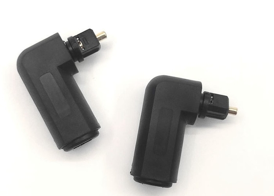 Hembra a los accesorios de fibra óptica femeninos adaptador del ángulo de 90 grados