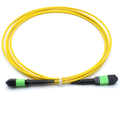 Cable de tronco MPO femenino de 12 fibras tipo A multimodo MM OM3/OM4 MPO cordón de parche LSZH 50/125