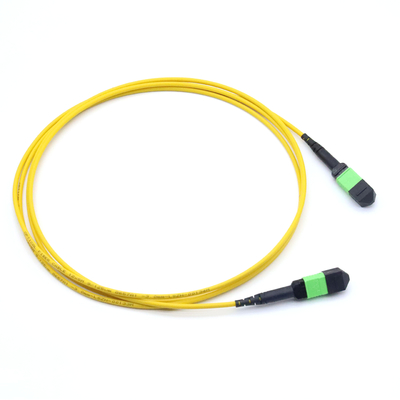 Cable de tronco MPO femenino de 12 fibras tipo A multimodo MM OM3/OM4 MPO cordón de parche LSZH 50/125