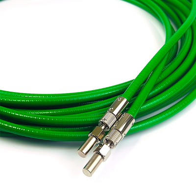 D80 Conector láser de fibra de alta potencia Compatible con fibra óptica de plástico de 1500 μm