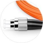 Cable de fibra óptica de plástico personalizado para conexión de baja pérdida en redes de telecomunicaciones y Ethernet con conectores Simplex FC ST LC SC