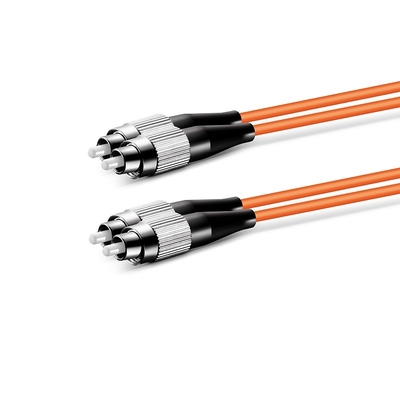 Cable de fibra óptica de plástico personalizado para conexión de baja pérdida en redes de telecomunicaciones y Ethernet con conectores Simplex FC ST LC SC
