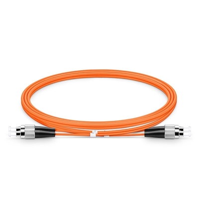 Cable de fibra óptica de plástico personalizado para conexión de baja pérdida en redes de telecomunicaciones y Ethernet con conectores Simplex FC ST LC SC