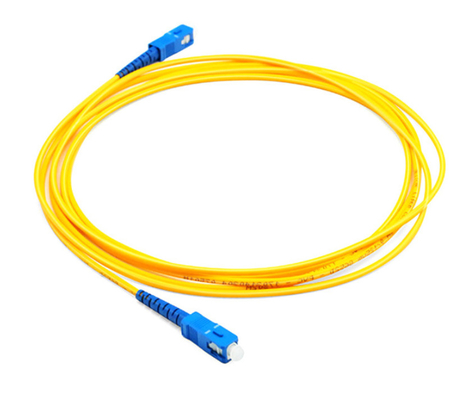 Gbps amarillos 4CH del cordón de remiendo de la fibra óptica de Dual Core OM3 10