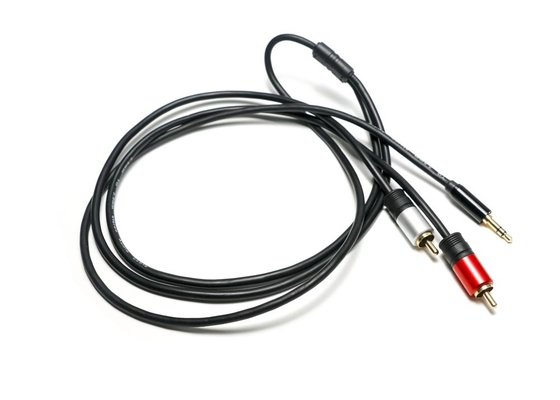 Metal Shell 3,5 milímetros Jack To Optical Cable, 2 en 1 cable óptico del auricular