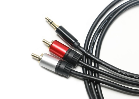 Metal Shell 3,5 milímetros Jack To Optical Cable, 2 en 1 cable óptico del auricular