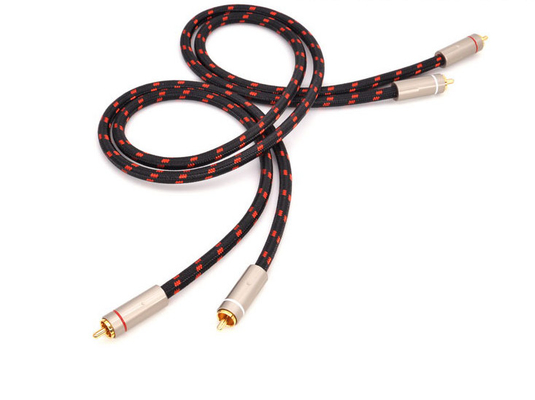 HIFI RCA Jack Cables 3.5mm a 2RCA Cable de audio para TV PC Amplificador DVD Altavoz