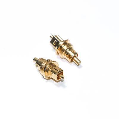 Accesorios de fibra óptica de Monoluxtecs, conector de la fibra óptica del metal de TOSLINK