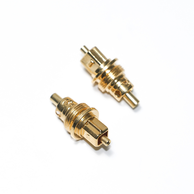 Accesorios de fibra óptica de Monoluxtecs, conector de la fibra óptica del metal de TOSLINK