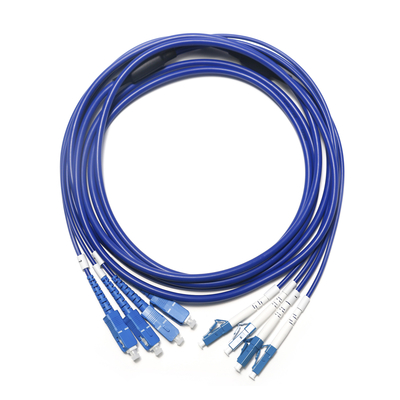 Parche de fibra óptica Chord LC FC Diámetro de cuatro modos 2.0 / 3.0mm Cámara de vigilancia Computadora interior 3M 5M 8M 10M