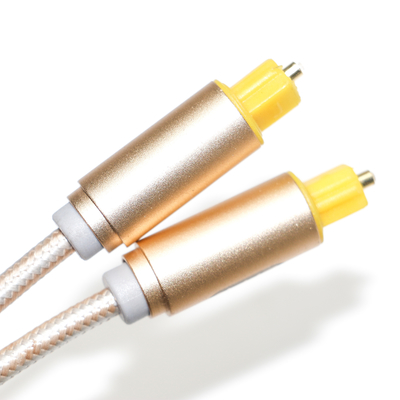Conector de carcasa de plástico para cable Digital Toslink trenzado OD4.0 para barra de sonido 1,8 M 2,4 M 3M