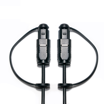 Factory Outlet Toslink Cable de audio óptico PMMA PVC negro con tapa antipolvo extra delgado para barra de sonido