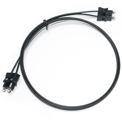 Cable de fibra óptica de plástico de 180dB/Km Cable fino OD2.2 para prueba de equipos, sistema servo de conector de máquina