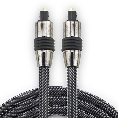 Cable de audio de fibra óptica Toslink SPDIF Cable de nylon OD4.0 1m 2m 3m Para Blu-Ray CD DVD Player Xbox 360 PS3 Mini Disc
