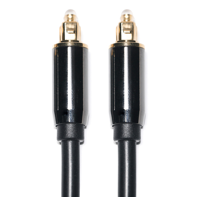 Toslink OD4.0 Cable de audio óptico digital 24K Conector de metal para cine en casa Barra de sonido TV Reproductor de DVD 1M 3M 5m