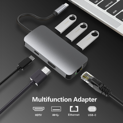 Adaptador de micro USB C para HDTV Adaptador de USB C para proyección de Mac TV