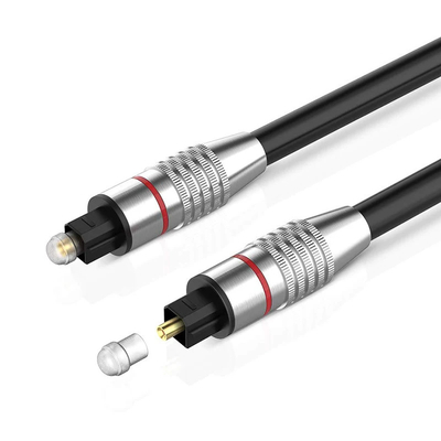 Cable de fibra óptica Toslink 3 núcleo Cable de fibra óptica OD 6.0mm Cable de audio digital de fibra óptica