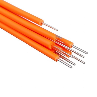 Cable de fibra óptica plástica de 2,0 mm o 3,0 mm de diámetro con color naranja y una pérdida de inserción de 0,3 dB típica 0,2 dB